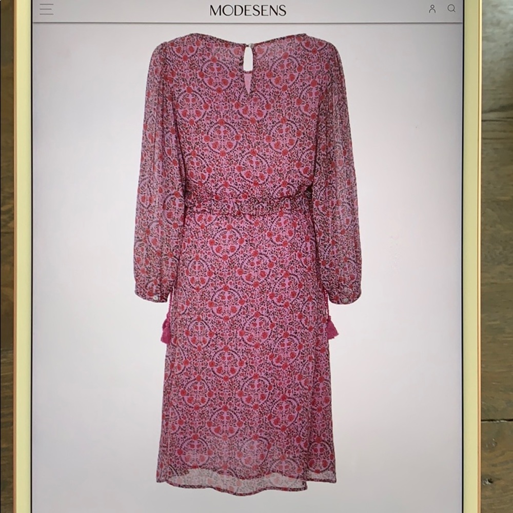 Banjanan Pink Patterned Dress - Picture 4 of 11
